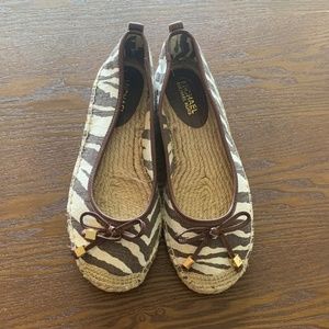 Michael Kors Ballet Flats - Brown/beige pattern